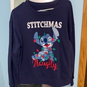 SOLD / Stitch Christmas Disney Sweatshirt